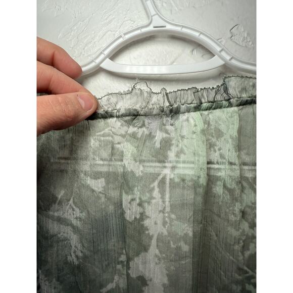 Sonoma sheer floral blouse‎ womens XL fairycore coquette ethereal office career - Picture 7 of 9